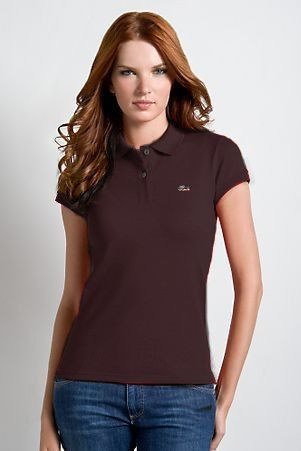Lacoste short lapel T woman S-2XL-005
